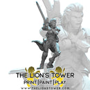 Avelira Ulafir - Half Elf Fighter (32mm scale) - Only-Games