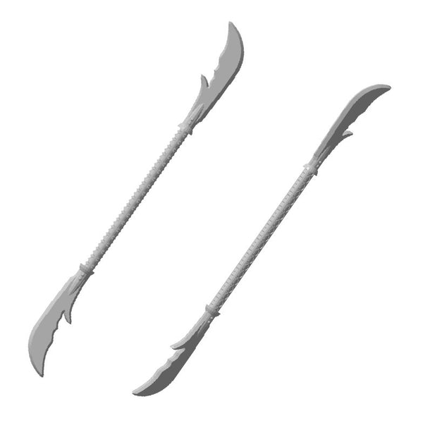 Heroic Twin-Bladed Staff [1:42 / 32mm] (10 pack) - Only-Games