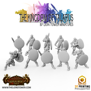 Kingdom of Talarius - Light Infantry x 10 (32mm scale) - Only-Games