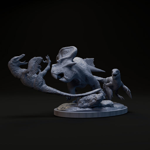 Protoceratops vs Velociraptor 1-20 scale dinosaur - Only-Games
