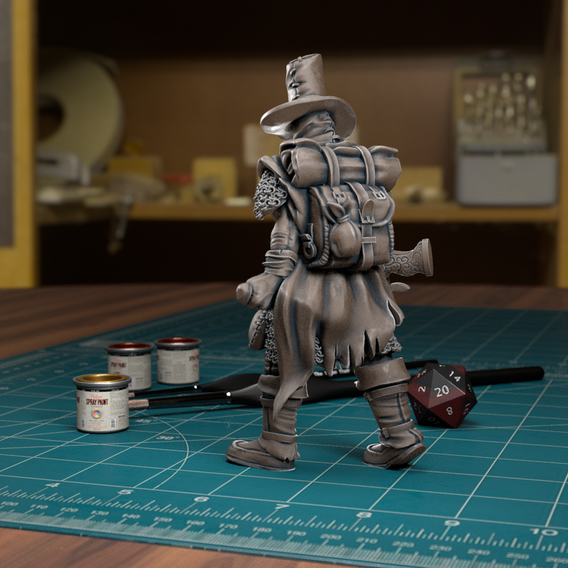 Pilgrim Ranger Wastelander Witch Hunter - 32mm - DND - Pathfinder - Only-Games