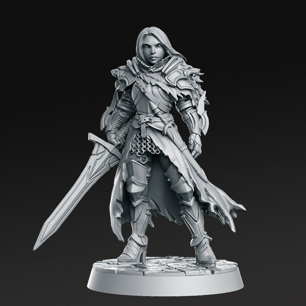 Lydia, the Lioness - Swordswoman - 32mm - DnD - - Only-Games