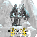 Infernal Legion - Spined devils (Set of 5 x 32mm scale presupported miniatures) - Only-Games