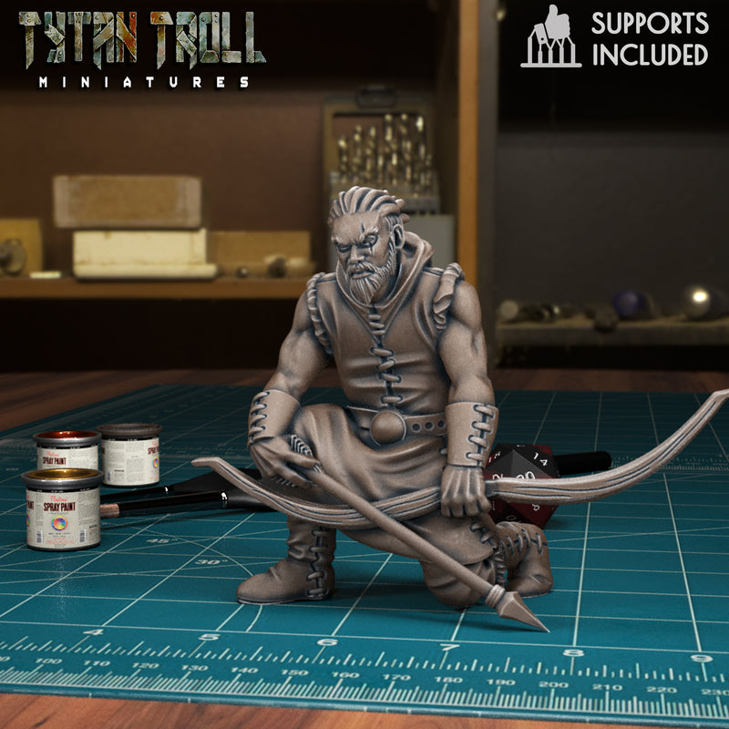 Archer Bandit Pack - TytanTroll Miniatures - DnD - Fantasy  - 32mm - Only-Games