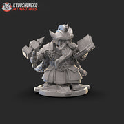 Dwarf High King Standing on Shield - Only-Games