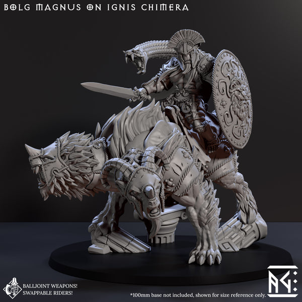 Bolg Magnus on Ignis Chimera (Bronzeclad Greatgoblins) - Only-Games