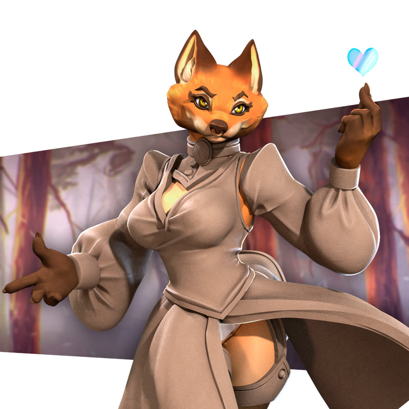 Lady Mahrian, the Foxfolk Maid - Only-Games
