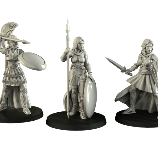 Oplite Girls (3 miniatures) - Only-Games