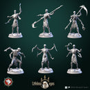 Death reaper's soldiers set 6 miniatures 32mm pre-supported - Only-Games