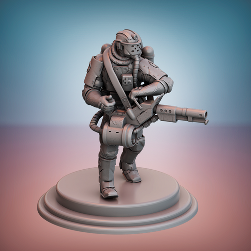 Sanctus Manipulus. Breacher (Flamethrower) - Only-Games