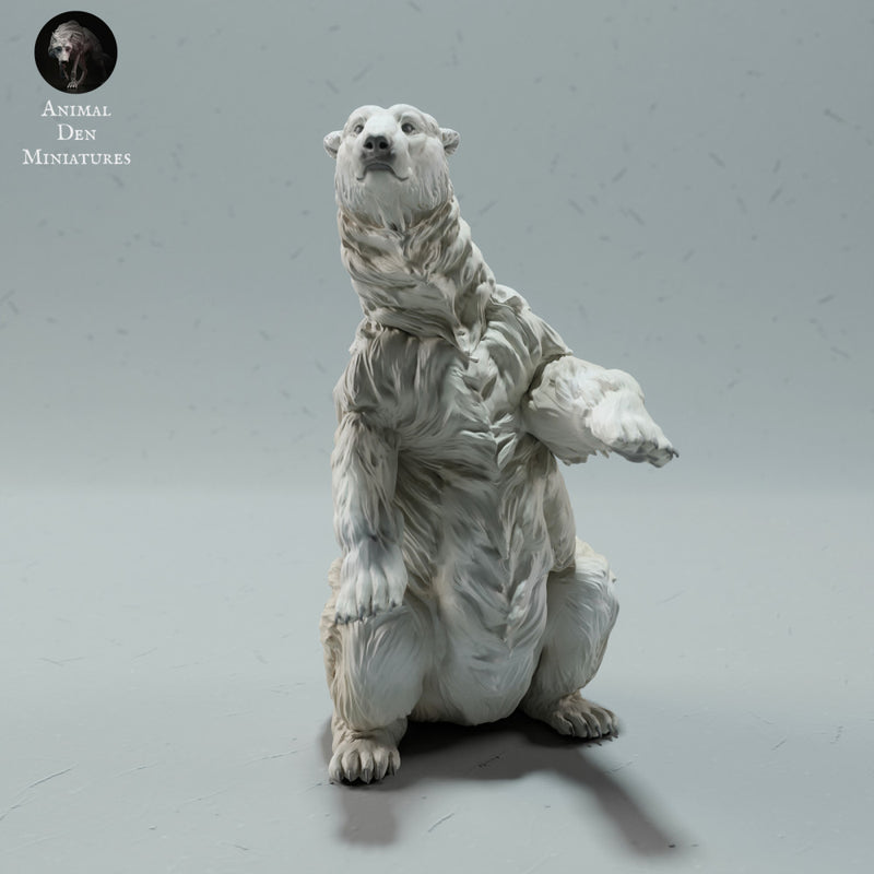 Polar Bear Sitting - Only-Games