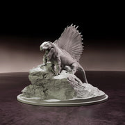Dimetrodon on a rock prehistoric animal - Only-Games
