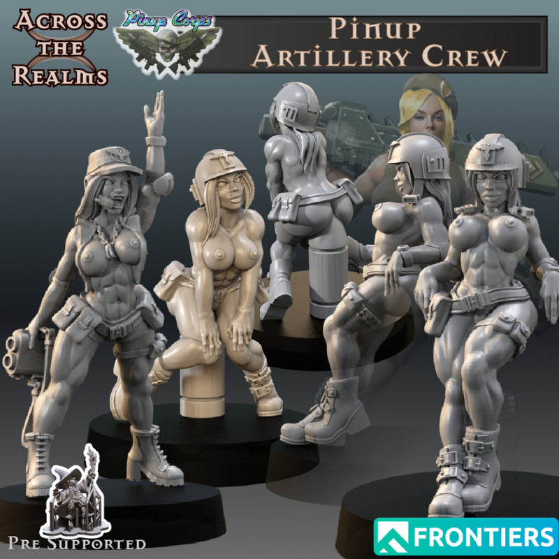 Pinup Artillery Crew - Only-Games