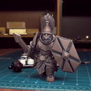 Dwarf Guard 09 - TytanTroll Miniatures - DnD - Fantasy - 32mm - Only-Games