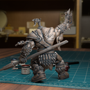Orc Spearman - TytanTroll Miniatures - DnD - Fantasy - Only-Games