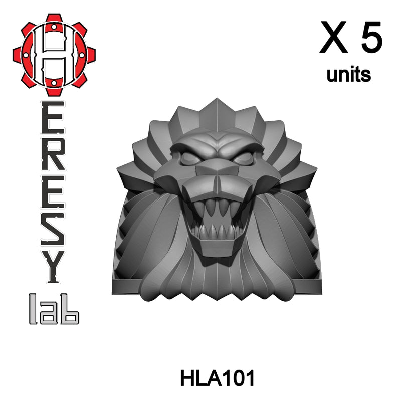 HLA106 - Heresylab - Space Marine Lion Shoulder Pad x 5 - Only-Games
