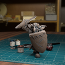 Goblin Spear And Shield - TytanTroll Miniatures - DnD - Fantasy - Only-Games