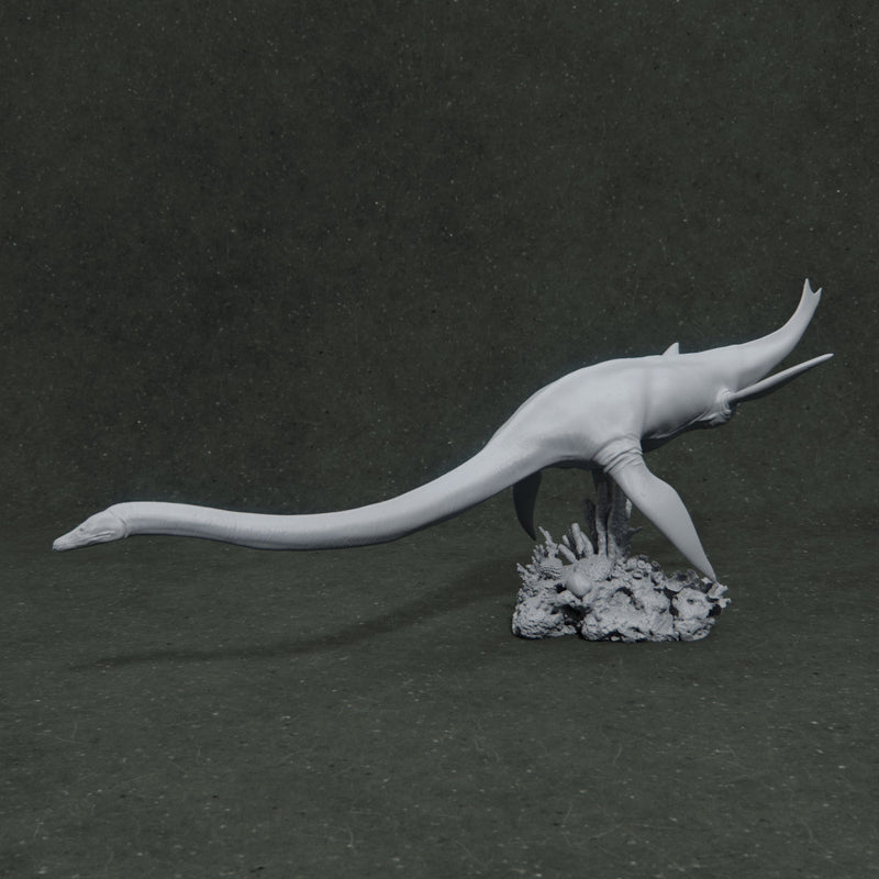 Elasmosaurus swimming 1-35 scale marine reptile - Only-Games