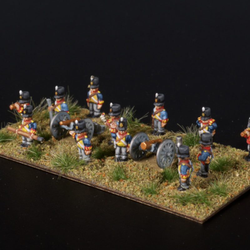 6mm British Foot Artillery Crew (1807-12) (13 figures) - Only-Games