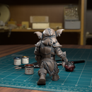 Goblin Dagger And Shield 02 - TytanTroll Miniatures - DnD - Fantasy - Only-Games