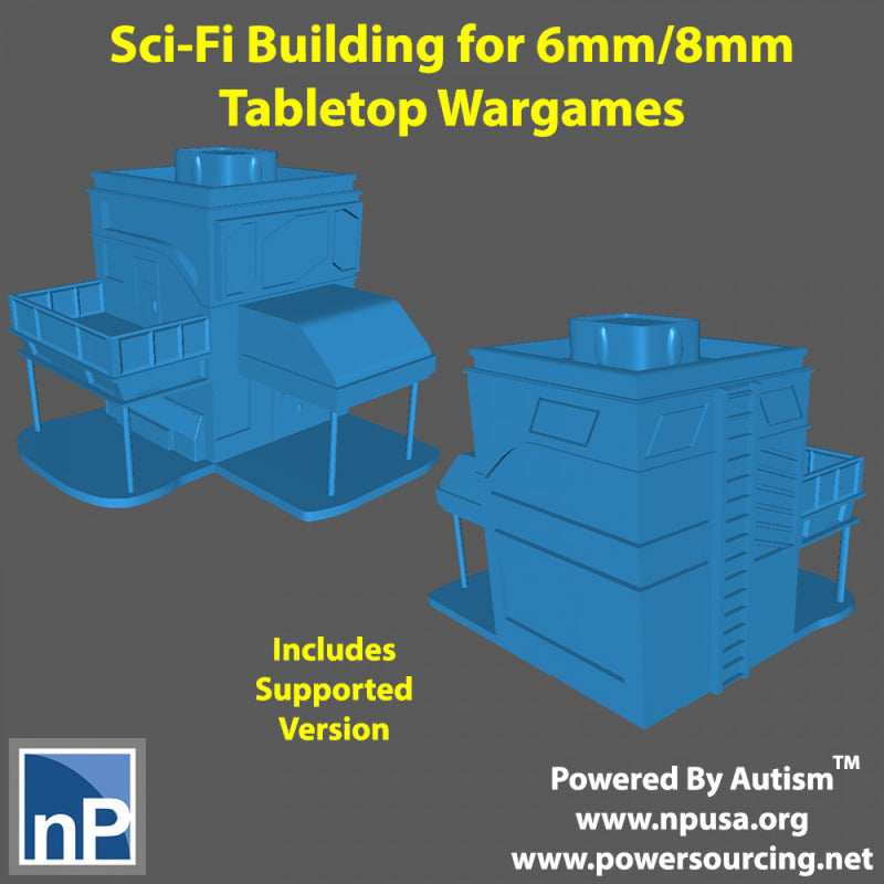 Small City Building for 6mm-8mm Sci-Fi Wargames - Only-Games