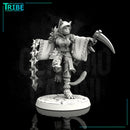 (0108) Female felinid ranger thieff ninja with Kusarigama - Only-Games