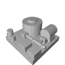 3D Printed Small Naval Fuel Depot Marker (x10) - Only-Games