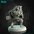 (0179) Female post apocalyptic old woman hunter with shotgun and traps - Only-Games