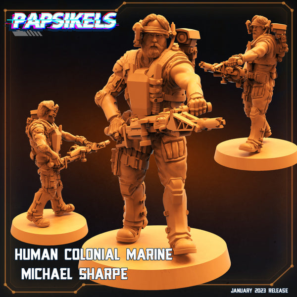 HUMAN COLONIAL MARINE MICHAEL SHARPE - Only-Games