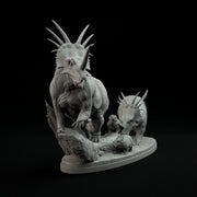 Styracosaurus family 1-35 scale dinosaur - Only-Games