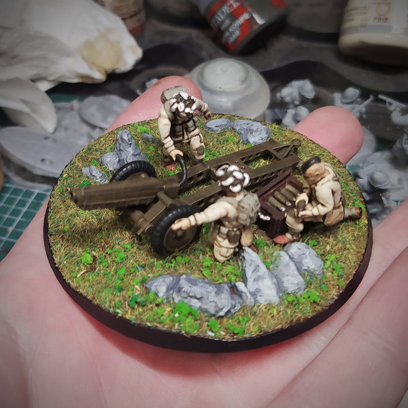 US paratroopers detachment - 28mm BUNDLE - 57 models + 2 guns - Only-Games