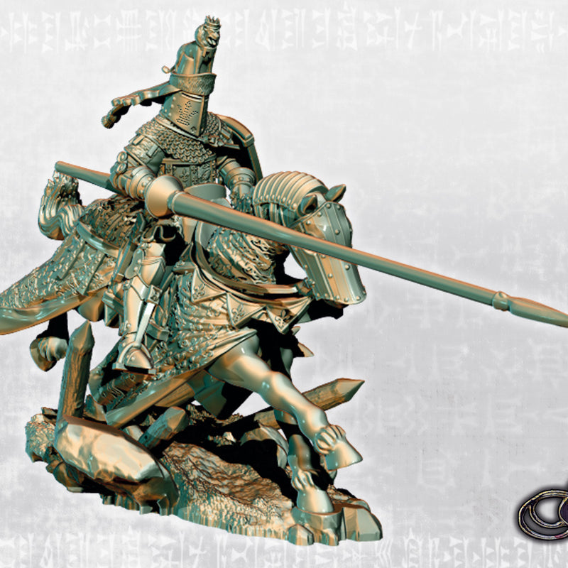 "Black Prince on horse" - November Release - Only-Games
