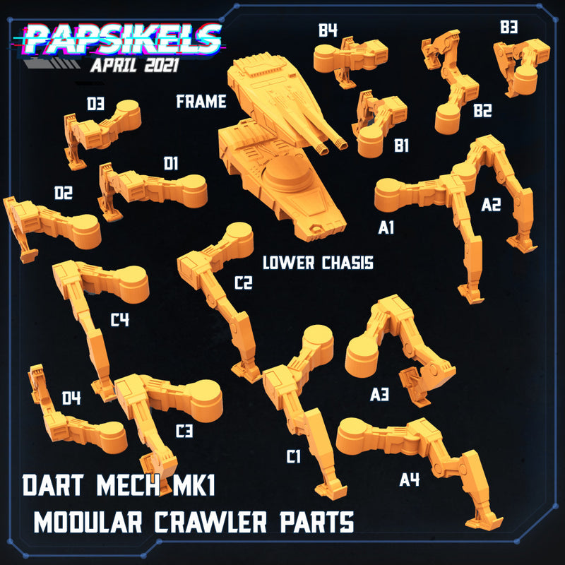 DART MECH MK1 MODULAR CRAWLER - Only-Games