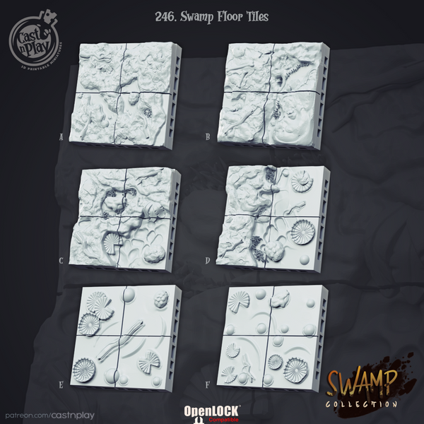 Swamp Floor Tiles - Only-Games