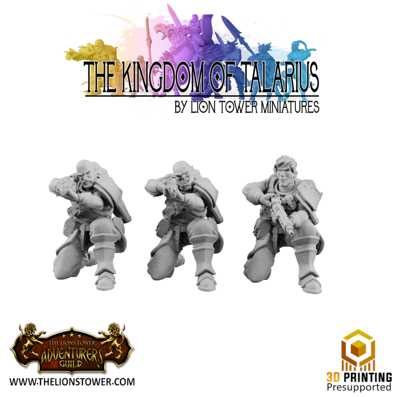 Kingsguard Gunners (10 x 32mm scale minis) - Only-Games