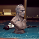 Male Bust - 50mm Scale - TytanTroll Miniatures - Only-Games