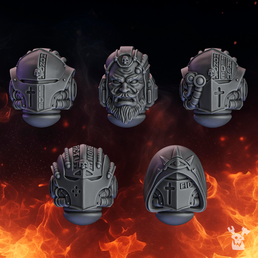 Pactum Aeternum Warden Heads Set x5 - Only-Games