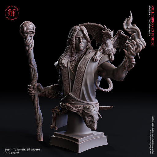 Tallandir, Elf Wizard - Bust - Only-Games