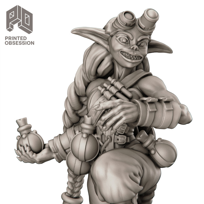 Goblin Alchemist - D&D Artificer - 32mm scale - Only-Games
