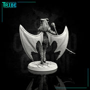 (0049) Female elf human tiefling vampire succubus warrior with scythe - Only-Games