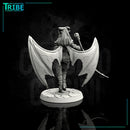 (0049) Female elf human tiefling vampire succubus warrior with scythe - Only-Games