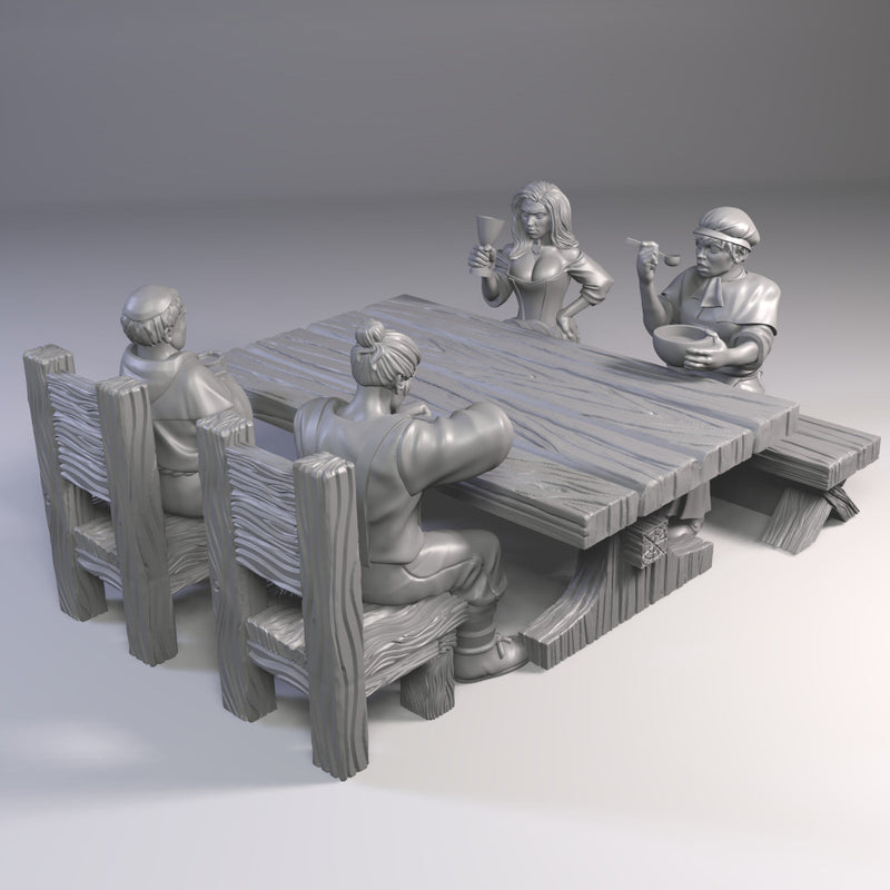 Dining citizens (SITTING FOLKS) - Only-Games