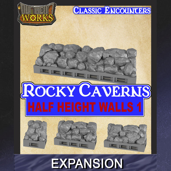 Rocky Caverns Half-Height Walls 1 - Only-Games