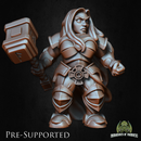 Malyan The Proud [32mm Scale] Female Dwarf Paladin - Only-Games