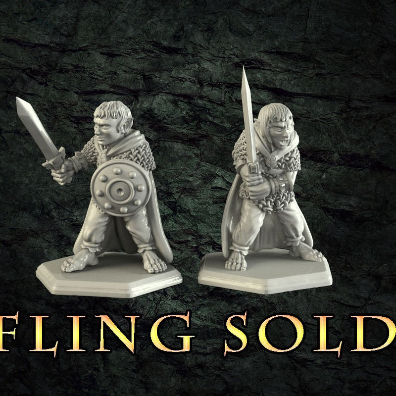 Halfling Warriors 2miniatures - Only-Games