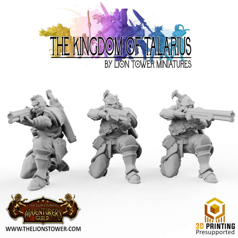 Kingsguard Riflemen (10 x 32mm scale minis) - Only-Games