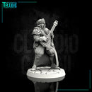 (0082) Male human elf tiefling half orc bard with lute - Only-Games
