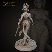 Female tiefling fighter - Only-Games