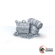 Scenery Elements from the Vikings Throne Room (32mm scale) - Only-Games
