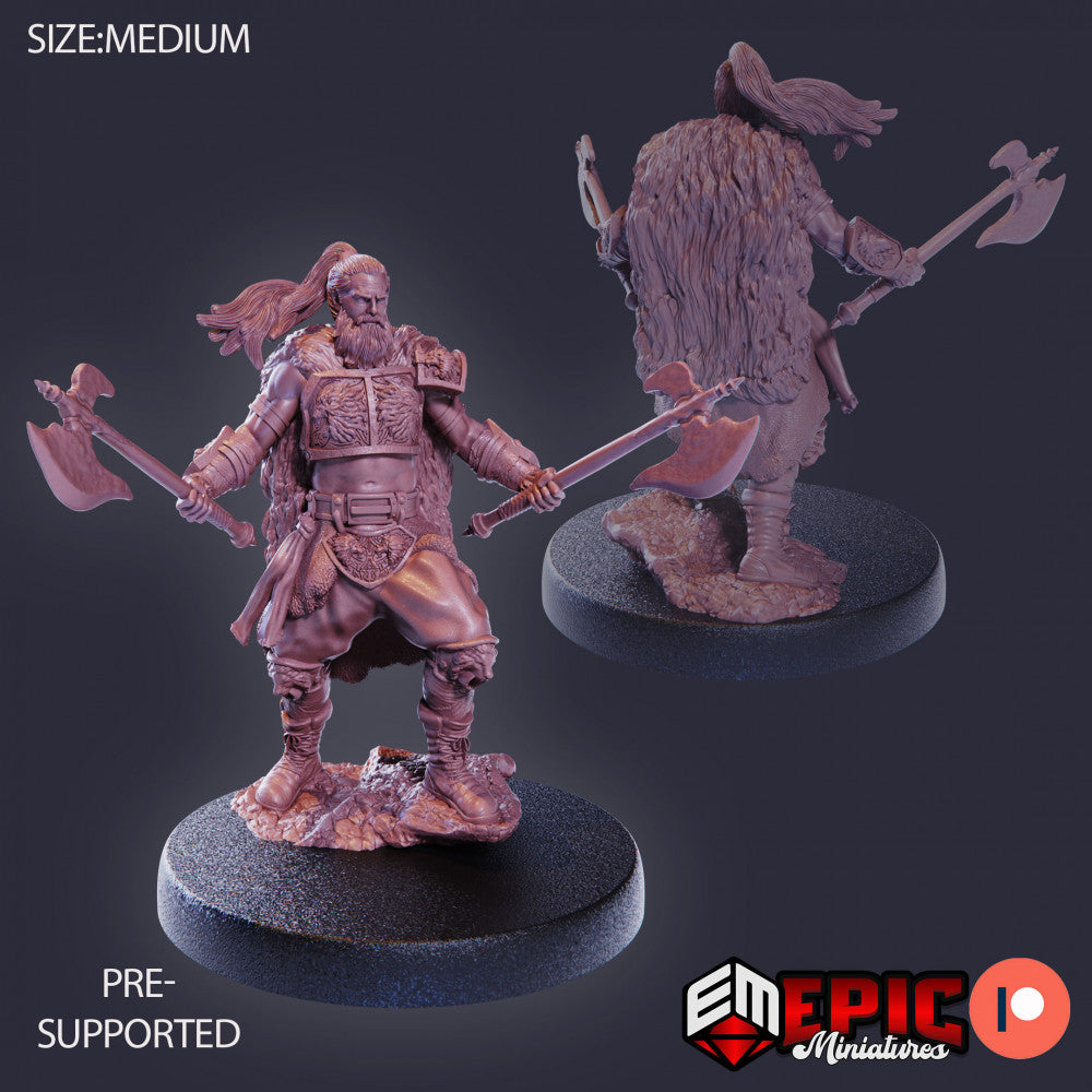 Legendary Warrior Set / Viking Fighter / Human Barbarian - Epic Miniatures  - Miniatures by Only-Games.co